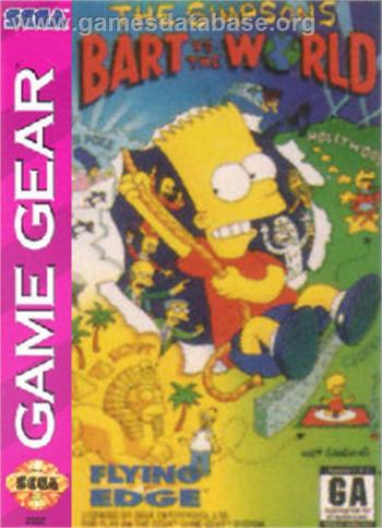 Cover Simpsons, The - Bart vs. The World for Game Gear